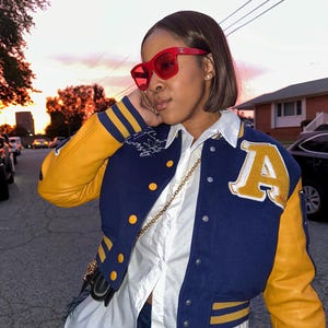 North Carolina A&T State University Vintage-inspirerad Varsity-jacka (Redo att skickas) GHOE AGGIE NCAT bild 8