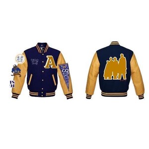 North Carolina A&T State University Vintage-inspirerad Varsity-jacka (Redo att skickas) GHOE AGGIE NCAT bild 9
