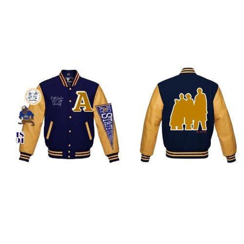 North Carolina A&T State University Vintage-inspirerad Varsity-jacka (Redo att skickas) GHOE AGGIE NCAT bild 9