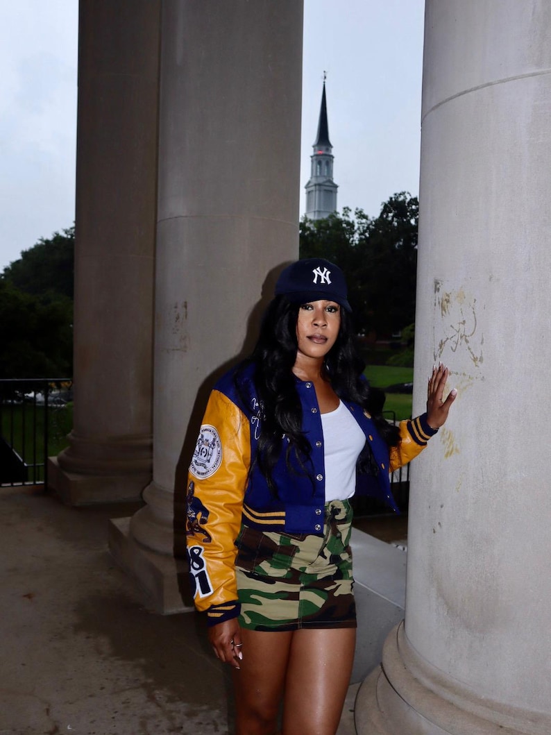 North Carolina A&T State University Vintage-inspirerad Varsity-jacka (Redo att skickas) GHOE AGGIE NCAT bild 7