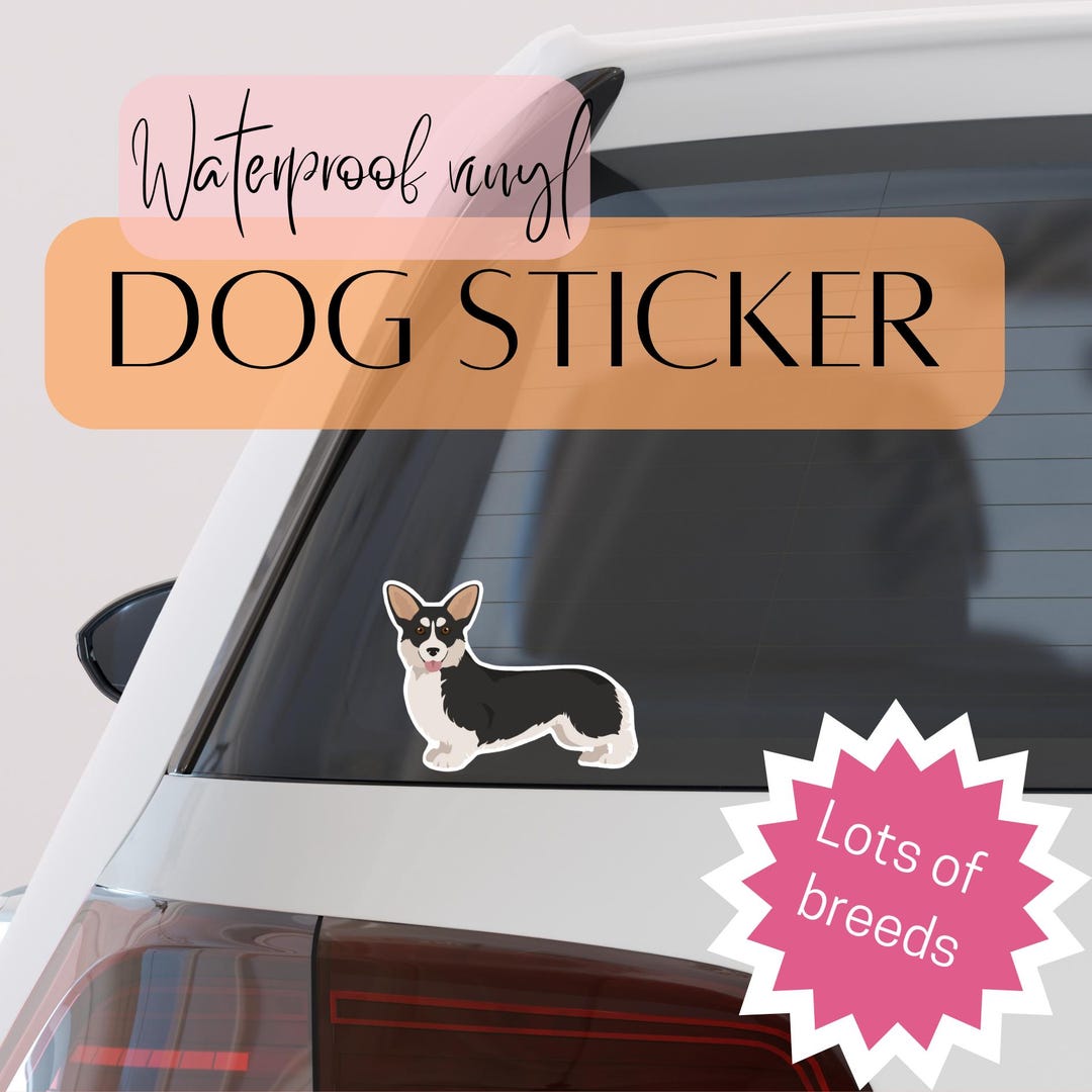 Personalized, Custom Dog Stickers - Waterproof Vinyl - Etsy
