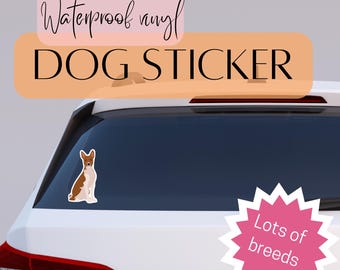 Adesivi personalizzati per cani - Vinile impermeabile