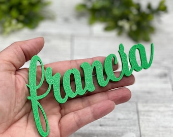 Personalized Wedding Place Cards, Custom Laser Cut Names for Reception Tables