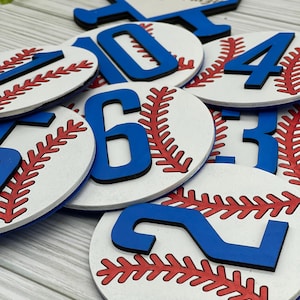 Jalon du mois en bois, Marqueur de baseball en bois, Disque pour bébé, Cartes d'étape du mois pour bébé, Photos bébé, Shower de bébé, Photos du mois