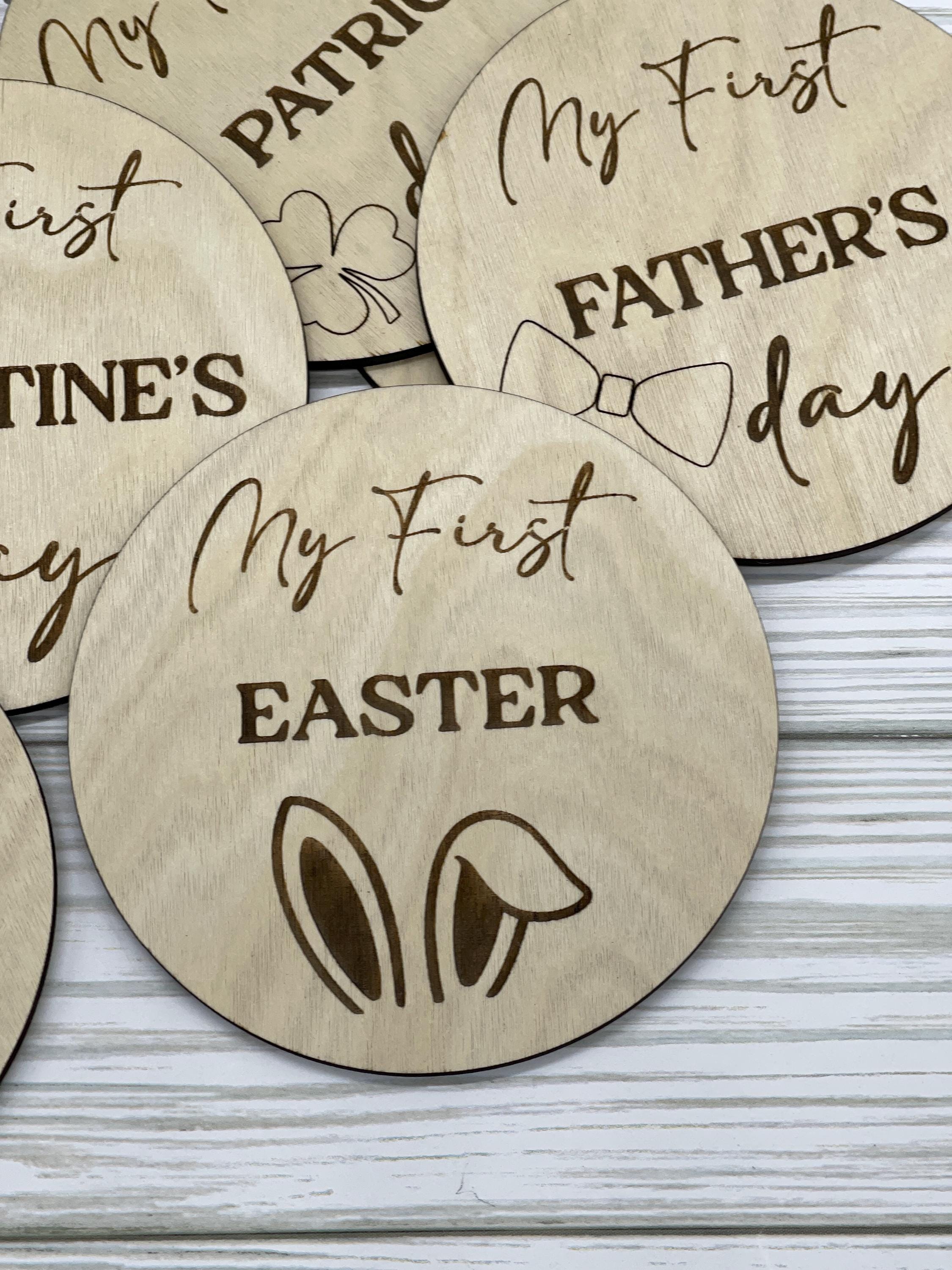 Milestone Cards, My First Holiday Milestones, Baby Photo Props, Expecting Mom Gift, Baby First Mothers Day, First Fathers Day