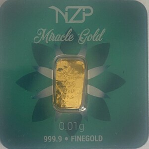 0.01 Gram Pure 999.9 Gold Bar
