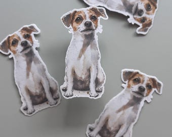 Jack Russel Terrier Sticker | waterproof sticker, decal