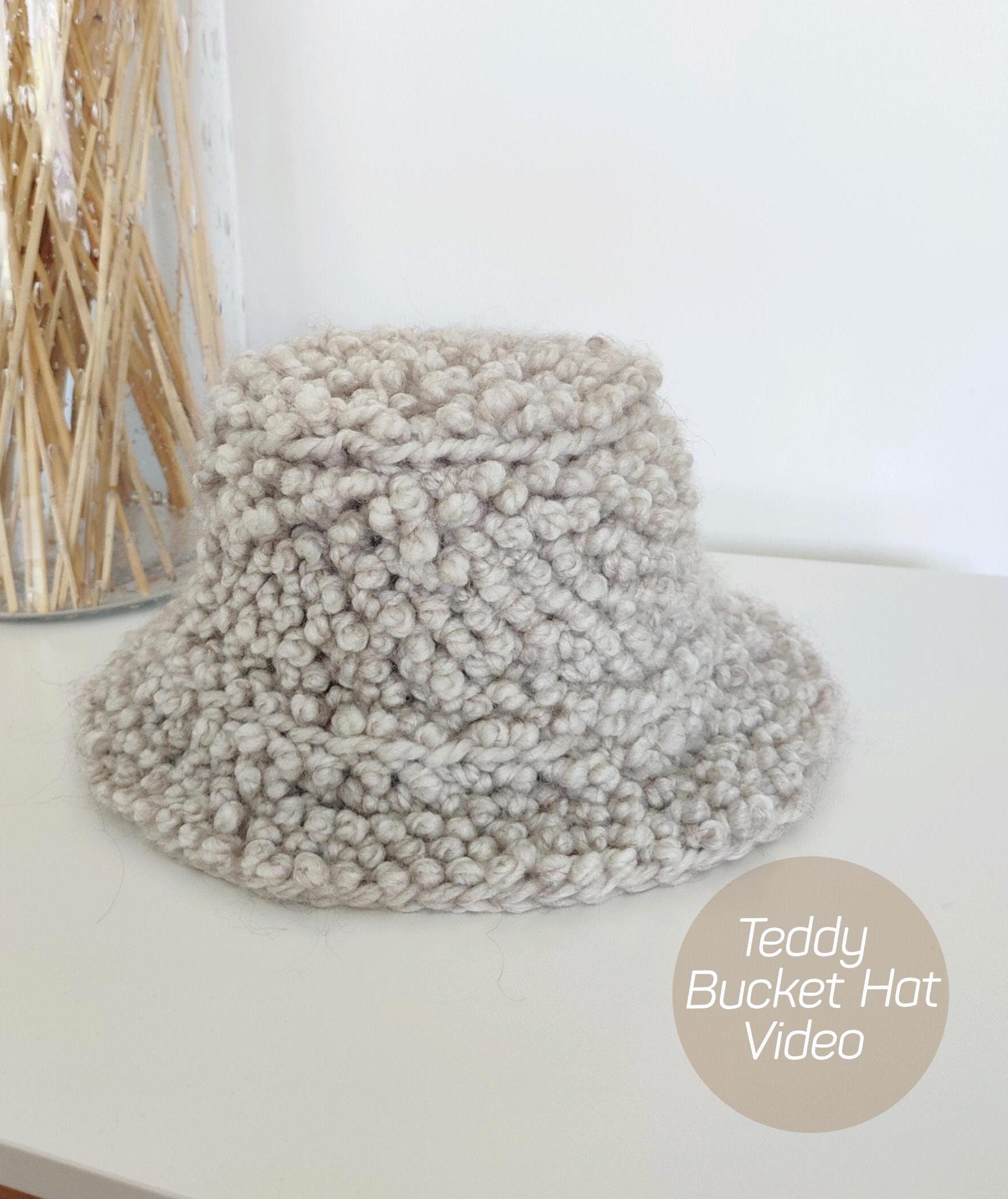 40 Unique Crochet Hats That Are Sure To Amaze You! 9 Crochet Teddy Bucket Hat Pattern