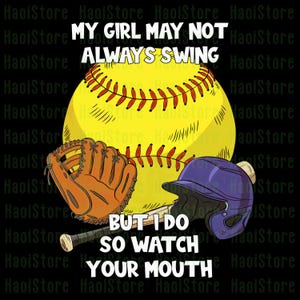Ma fille peut ne pas toujours swinguer mais je le fais png, Baseball softball fête des mères png, baseball softball fête des mères png, softball maman png