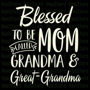 Gesegnet, Mama Oma und tolle Oma genannt zu werden