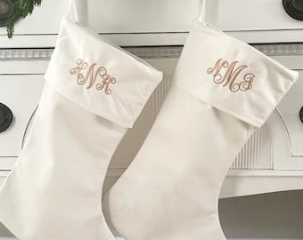 Solid Christmas stocking, Personalized Christmas Stocking, Velvet Stocking, Family stockings, Holiday Stockings, Christmas