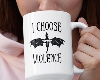 Dragon Rider Dark Romantasy inspiriert Tasse | Dark Romance Schatten Daddy Reader Geschenk