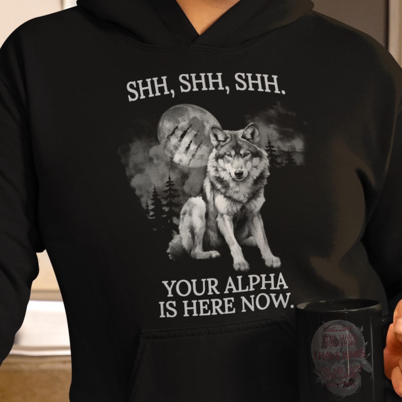 Alpha Wolf Hoodies - Etsy