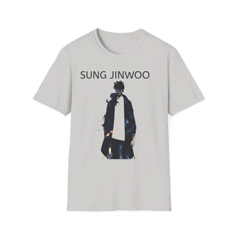 Anime Solo Leveling T-Shirt Uomo Donna Maglietta da a Maniche Corte Tsung Jin-Woo Streetwear Tees Anime Solo Leveling T-Shirt Uomo Donna Maglietta da a Maniche Corte Tsung Jin-Woo Streetwear Tees
