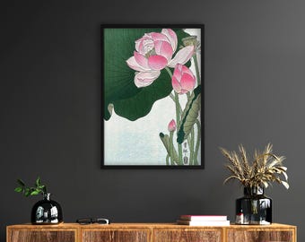 アンティーク　版画日本画 花・植物・果実の絵 4点セット F11 牡丹 花版画 Flower Woodcut ーPeony ー | 芸艸堂 版元 | 京ものさんぽ