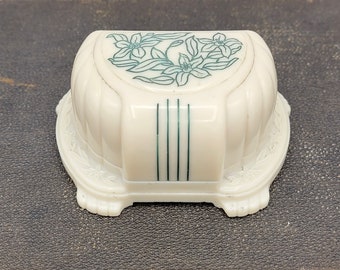 Vintage Art Deco Celluloid Ring Box~Presentation Box~Orange Blossom Ring Trademark