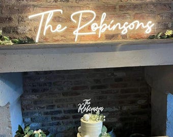 Wedding Custom Decor | Welcome Neon Sign| LED Neon Sign| Bedroom Neon Sign | Wedding Neon Sign | Aesthetic Neon Sign | Wedding Backdrop Sign