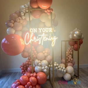 Custom Birthday Neon Sign, Happy Birthday Neon Sign , LED Neon Sign, Party Decor, Gifts for Kids, Neon Sign Art, Wall Hanging, Neon Sign