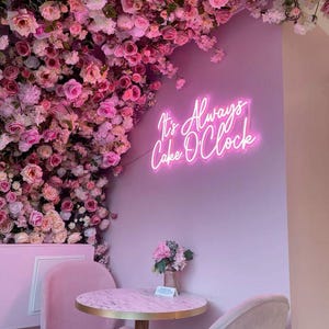 Decoración estética de neón personalizada/Decoración de bodas/Letrero estético de neón/Letrero de nombre de neón/Letrero LED/Letreros de boda/Decoración de dormitorio infantil/Letrero de neón personalizado/LED