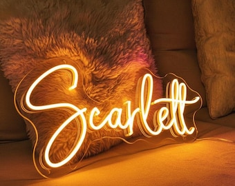 Custom Name LED Sign, Kids Name LED Sign, Kids Room Décor, Neon Wall Art, Neon LED Names, Kids Party Neon Décor, Birthday Neon Gifts