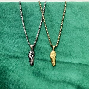 Fantasy Horse Necklace in Gold & Silver, Horse Lord Jewellery, Fantasy Horse Rider Necklace, Fantasy Birthday Gift, Fantasy Rider Cosplay