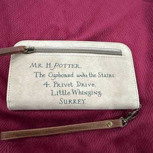 Faux Leather Purse For Witches and Wizards, Mobile Phone Case For Witches, Faux Leather Purse with Phone Slot, Magic Themed Purse