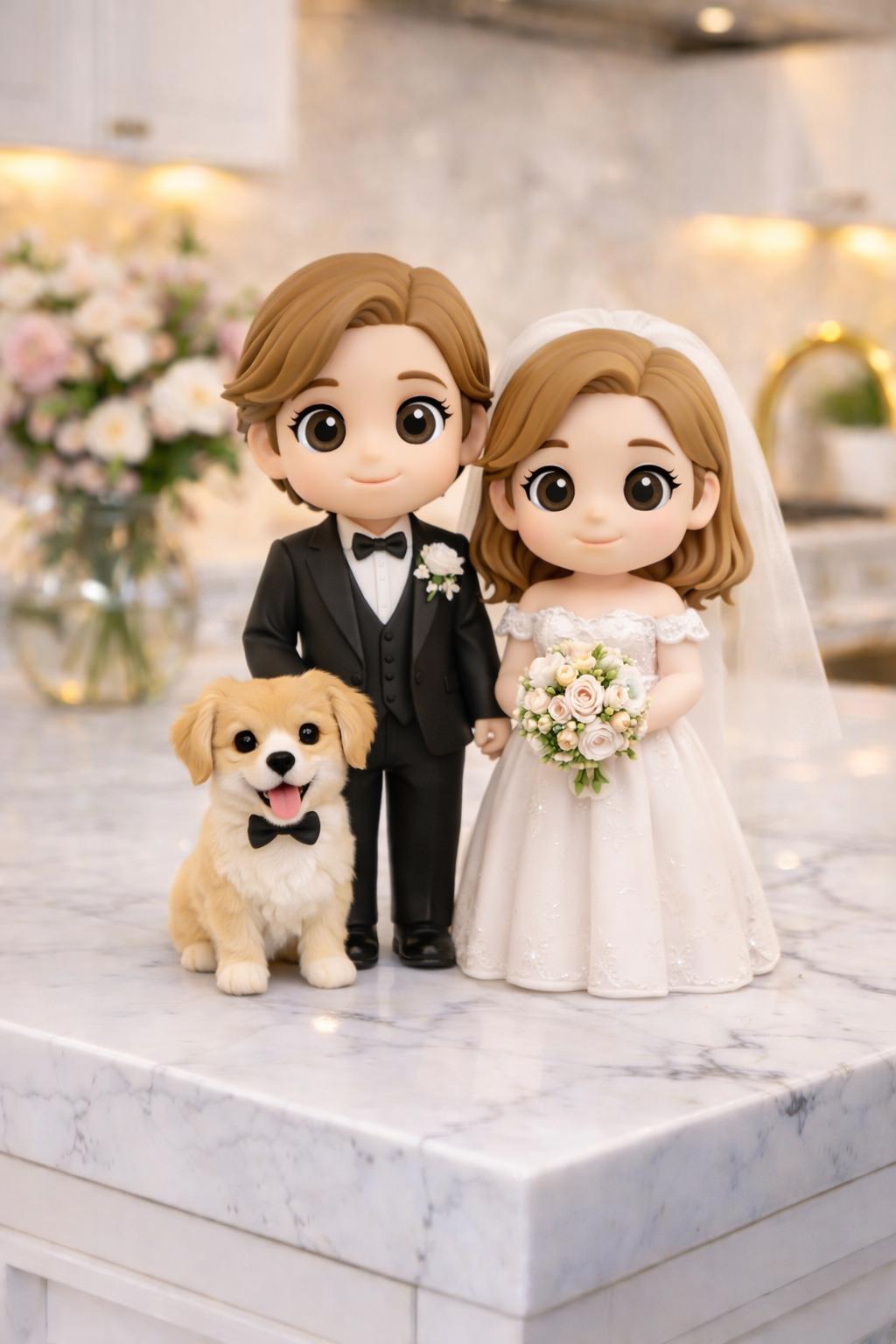 Personalized Couple Keepsake Custom 3D Mini Me Figurine 3D Figure ...