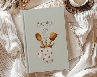 Libro de cocina personalizado, libro de recetas personalizado, chef familiar, diario de cocina, libro de cocina familiar, regalo para parejas, libro de recetas con nombre personalizado
