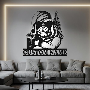 Custom Dog Beer Pub Sign: LED Metal Wall Art, Home Bar Decor