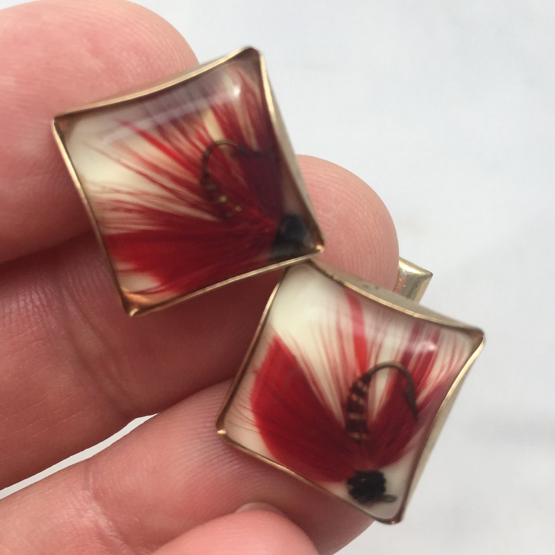 Bouton de manchette pêche à la mouche - Canada