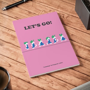 Lemmings Notebook | Videogame Journal | Retro Gaming Gift