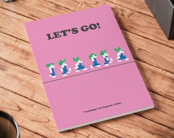 Lemmings Notebook | Videogame Journal | Retro Gaming Gift