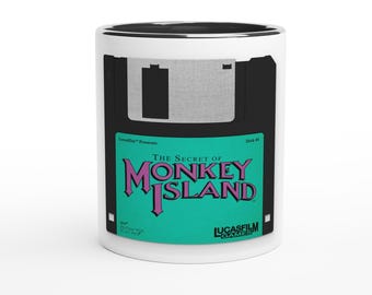 Monkey Island Retro Gaming Mug | Vintage Adventure Game Coffee Cup | Retro Gamer Gift