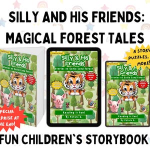Kids Friendship Story eBook: Silly and His Friends, SEL Activities (PDF Download)