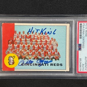 PETE ROSE - PSA 10 Auto - 1963 National League Rookie Of The Year