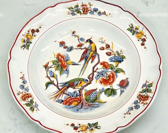 Rare 1887-1909 Villeroy & Boch Mettlach Antique Red 'phoenix' 1570