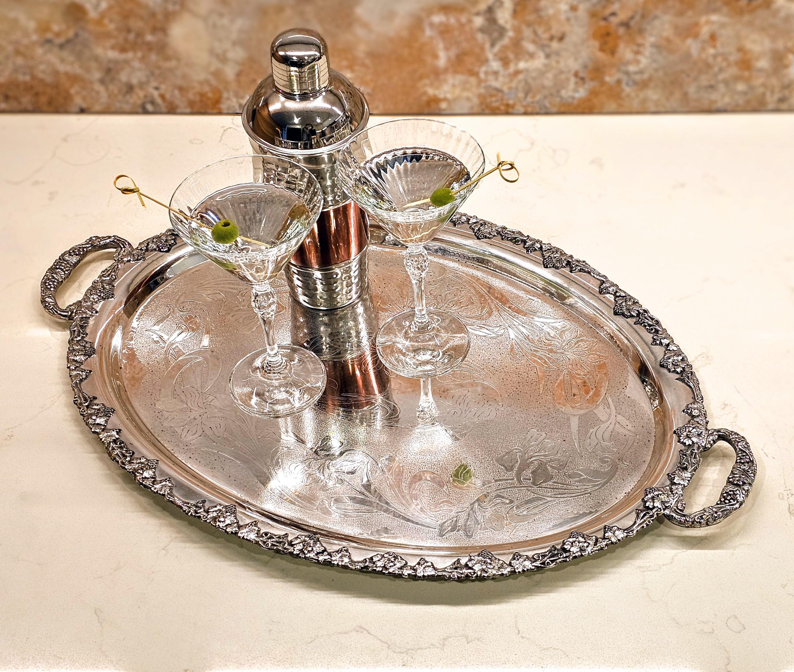 Viners Silver Tray - Etsy