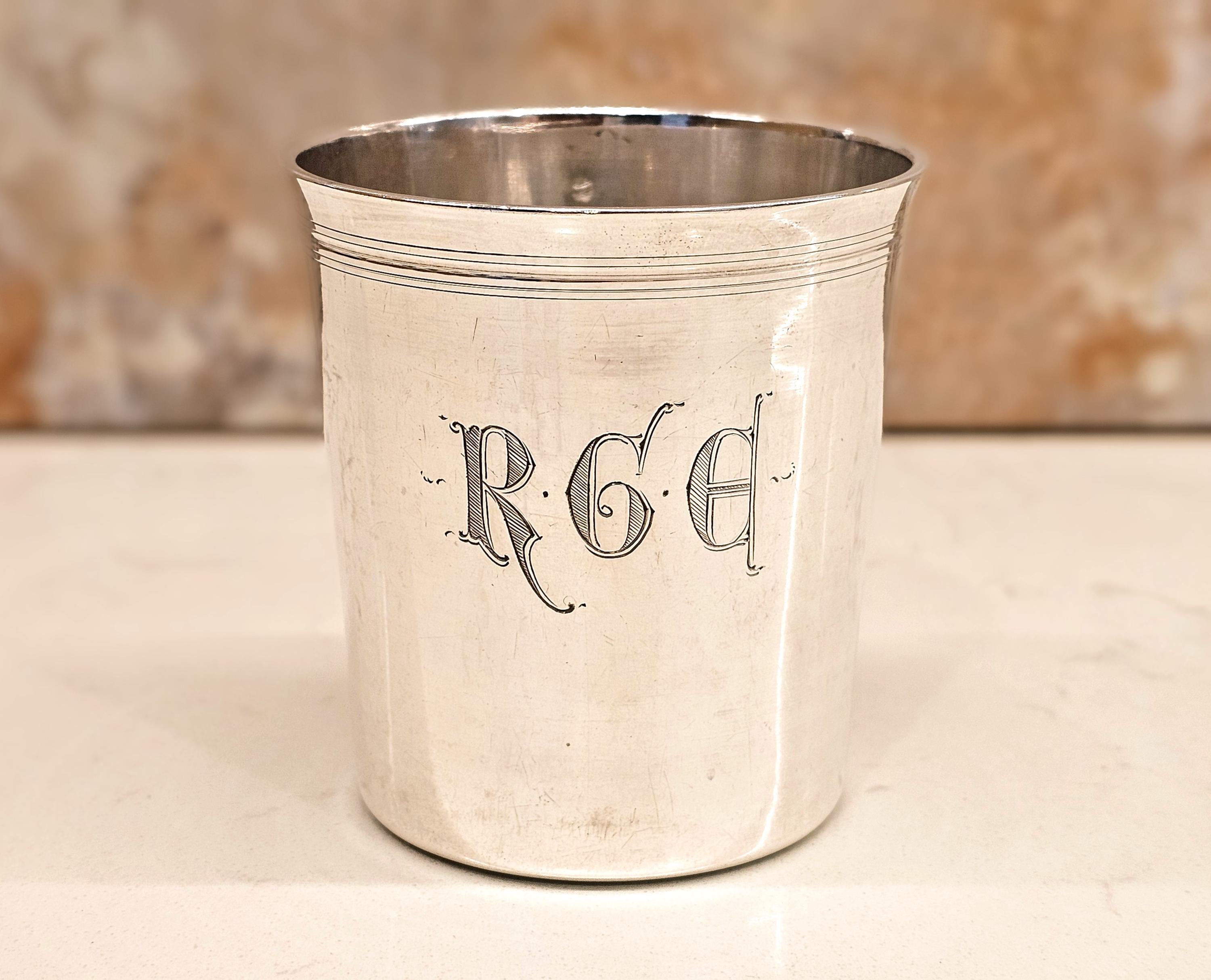 【刻印有り】20世紀　純銀製品　ロカイユ装飾　スターリングシルバー　ミネルバ刻印 silver刻印 刻印有り】20世紀 純銀製品 ロカイユ装飾