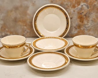 Burleigh Ware Zenith Deco 1930's England Burgess Leigh Vegetable