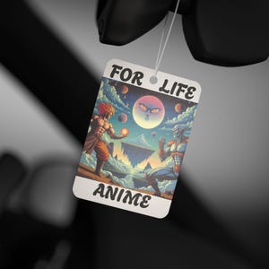Anime Car Air Freshener, For Life Anime Car Fragrance, Cute Car Aroma, Japanese Anime Gift, Car Décor Accessory, Kawaii Car Decoration