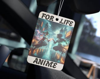 Anime Fight Car Air Freshener - Unique Aromatherapy for Vehicles, Fun Cartoon Novelty Gift, Car Décor Air Refresher, Otaku Inspired Hanging