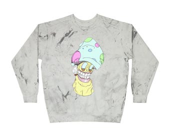 Felpa girocollo unisex Color Blast