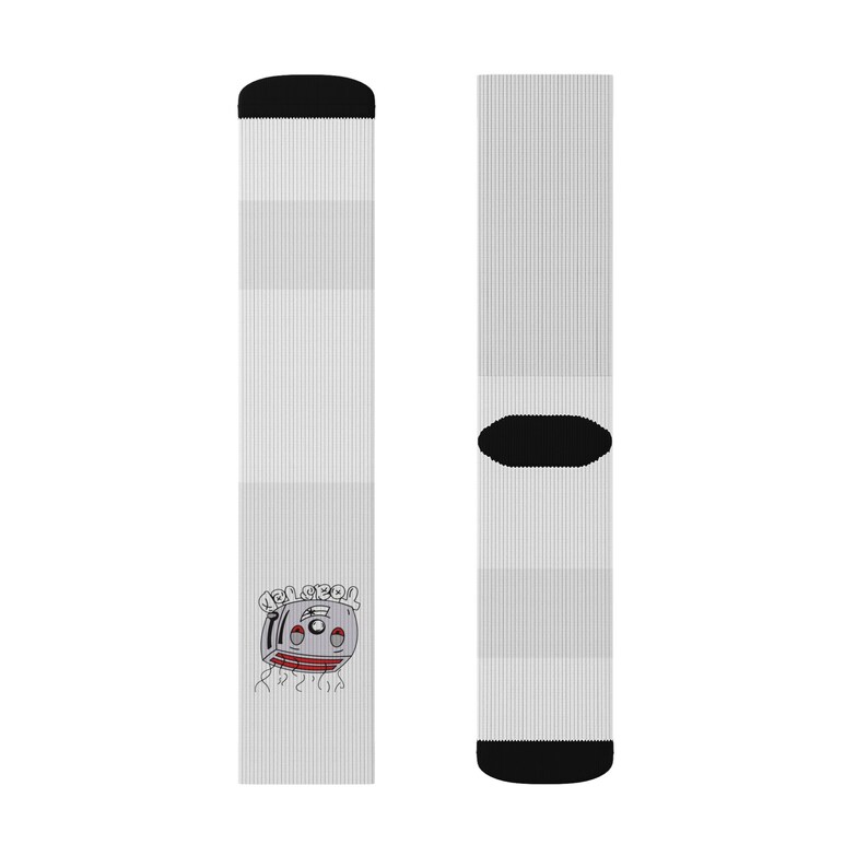 Calzini unisex con stampa sublimatica, misto poliestere e spandex immagine 6