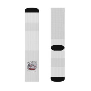 Calzini unisex con stampa sublimatica, misto poliestere e spandex immagine 8
