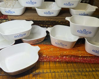 Set of 4 (four) Corningware Sidekick White Coupe Dishes