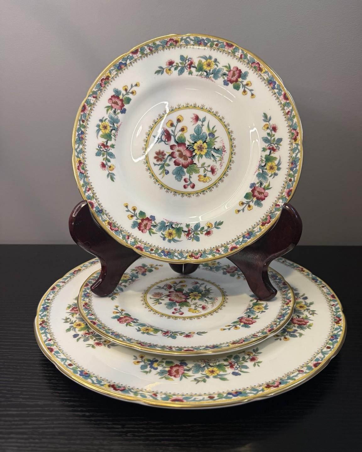 陶器　コールポート　COALPORT ミングローズ　MingRose 大皿　6枚 Coalport Ming Rose - Etsy