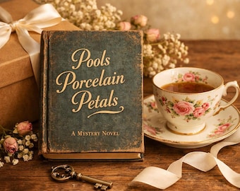 Vintage Teacup & Mystery Book Gift Box – Cozy Reader Set