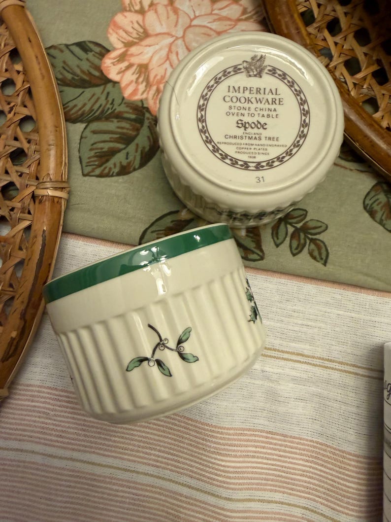 Vintage Spode Christmas Tree Dinnerware and Serving – Holiday China ...