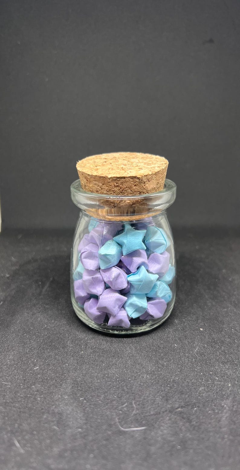 Handmade Origami Paper Stars in Jars // 60 Count // Wishing Stars ...