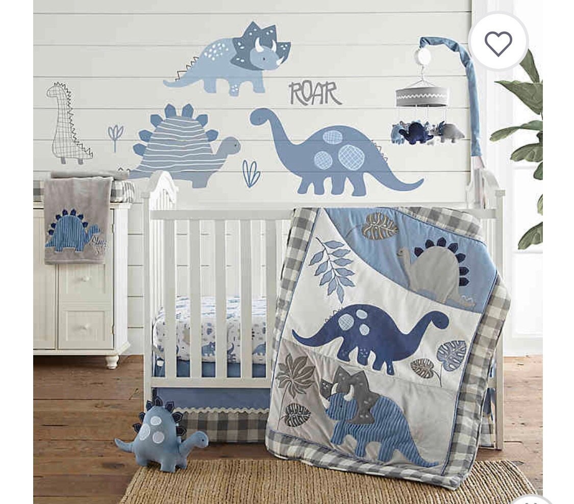 8 x 10 Letter Name Baby Dino Dinosaur Lambs & Ivy Etsy